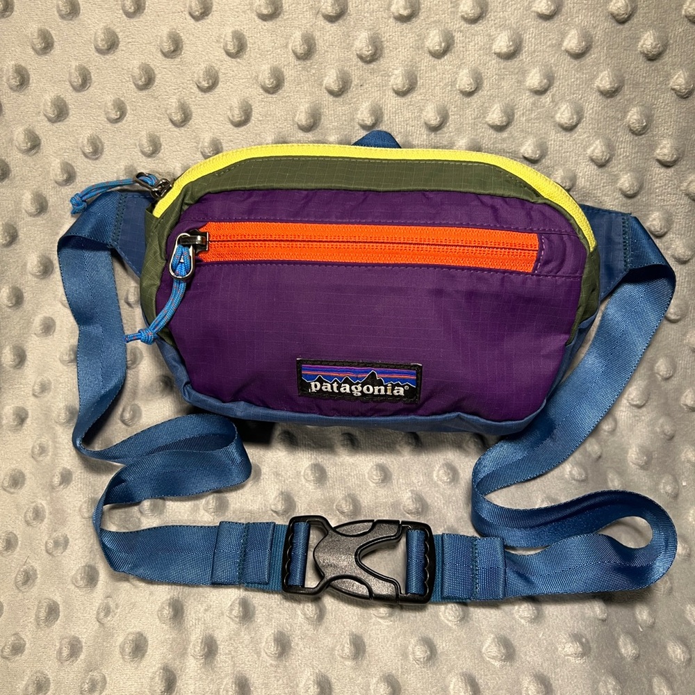 Patagonia Multi-Color Ultra Light Weight Black Hole Mini Hip Pack Belt Bag